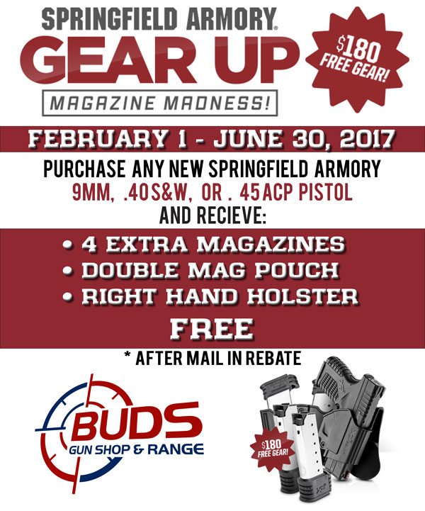 Springfield Rebates Feb 1 June 30 2017 Buds Gun Shop Range 
